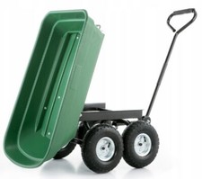 Kippwagen Gartenkarre Kippfunktion Luftreifen Handwagen 200kg Garten Gartenwagen