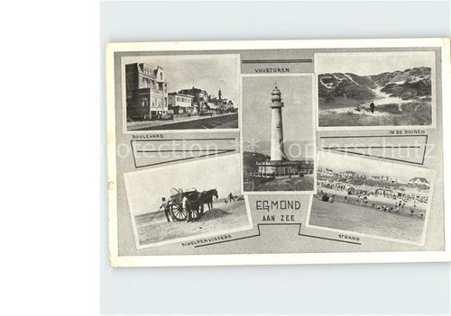 Egmond aan zee boulevard - zee,