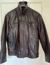 Sehr schöne BUGATTI LAMM- NAPPA- Lederjacke, Gr. 58, braun, sehr weich und schön