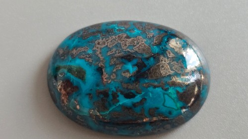 Azurit cabochon 32 - azurit, ca.