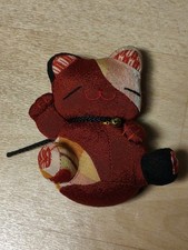 Taschenschmuck Mascot"Manekineko"Glücksbringer-Katze+TAI Winkekatze