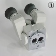 ? Carl Zeiss - binokularer Stereoaufsatz mit Strahlenteiler f. Spaltlampen/OPMI