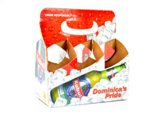 Kubuli Dominica Beer Bier Karibik Flaschenträger Pappe Sixpack Carribean; K1