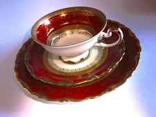 PORZELLAN-KAFFEE-TASSE 3 tlg