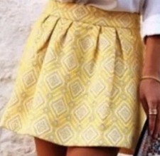 Zara gelber Jacquard  Blogger