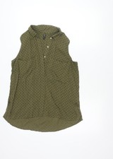 Stradivarius Damen Bluse grün