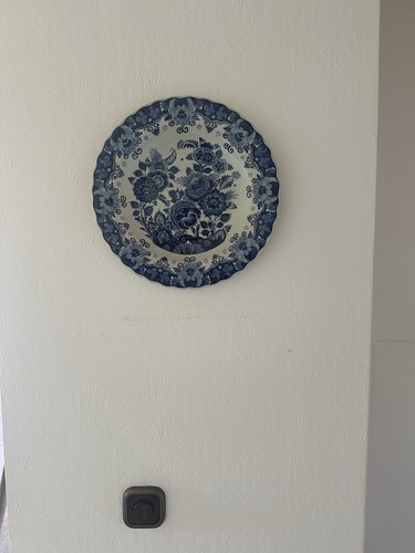 Delfts blau wandteller - delfts,