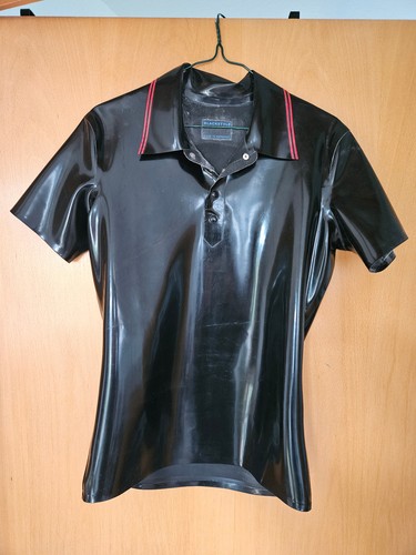 Schönes latex shirt mit - schönes, (mit