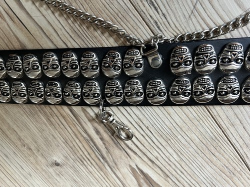 Herren nietengürtel leder - herren,