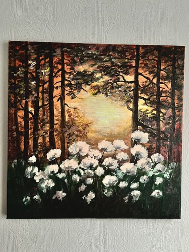 Acrylbild gemälde leinwand - acrylbild,