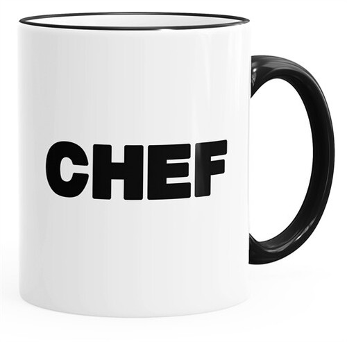 Kaffee tasse chef - chef-tasse, mit