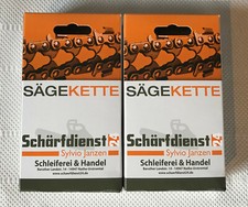 2x Kette Sägekette