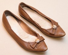 Original 50er-60er Jahre Schuhe aus Leder, Damen, 39