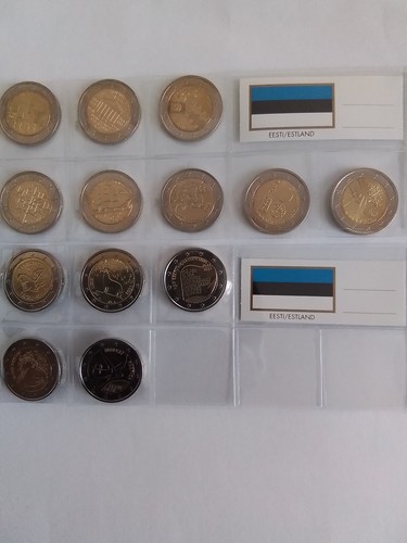 Euro gedenkmünzen estland - gedenkmünzen,