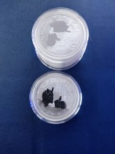 1 Oz Lunar II Hase 2011 Silbermünze 999 Ag BU Unz