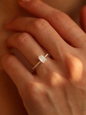 1 CT Moissanite Radiant Cut
