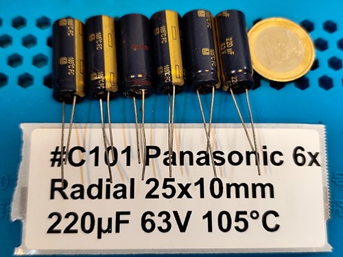 Panasonic low esr 220uf - 6,