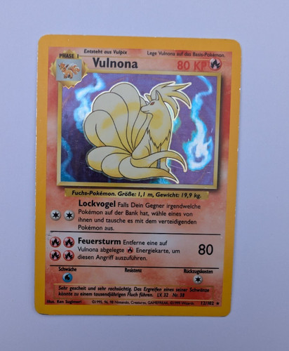 Pokémon vulnona 102 - pokémon, 12/102