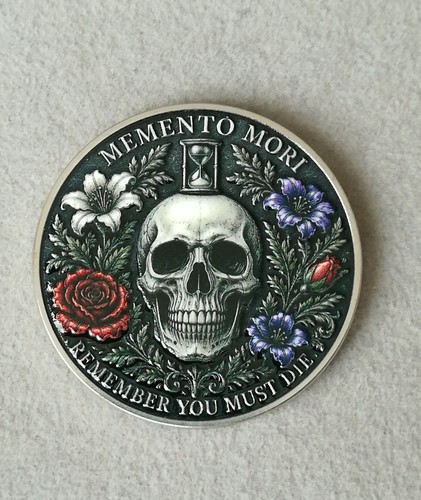 Medaille memento mori - medaille,