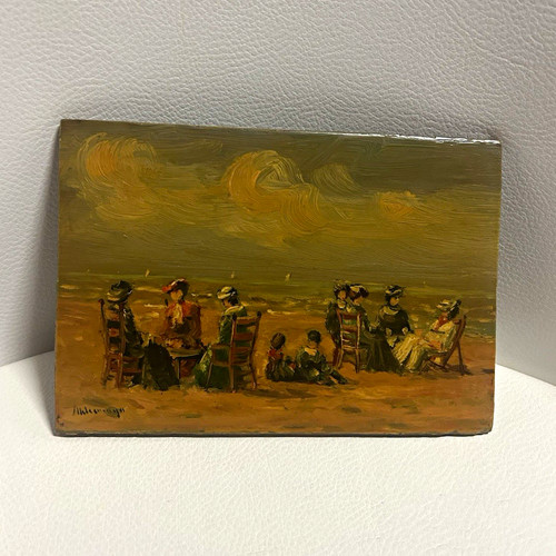 ölgemälde menschen strand - Ölgemälde,