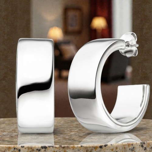 Halbcreolen 925 sterling - halbcreolen,