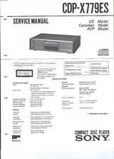 Sony Original Service Manual
