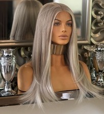 Blonde lace front perücke neu - front,