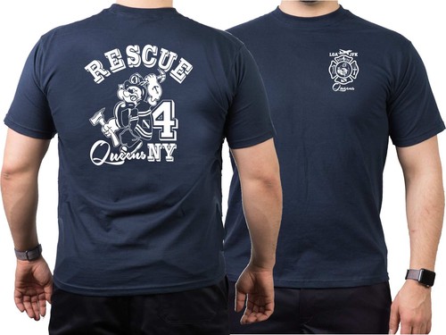 Shirt navy rescue 4 queens - navy,,