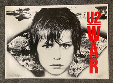 U2 War promotional poster (25"