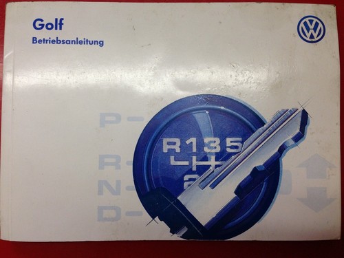 Betriebsanleitung golf - betriebsanleitung,