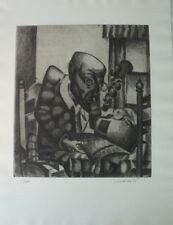 Klaus Schröter 1965 Radierung 1/100 handsigniert G-1251