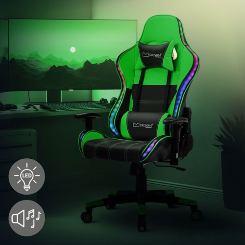 Led gamingstuhl - led,