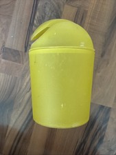 Senator Mülleimer Klappdeckel Eimer Abfalleimer Mülltonne Gelb 20x13 cm