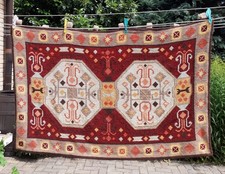 Wandbehang im Kreuzstich Handarbeit 110cm x 0,75cm