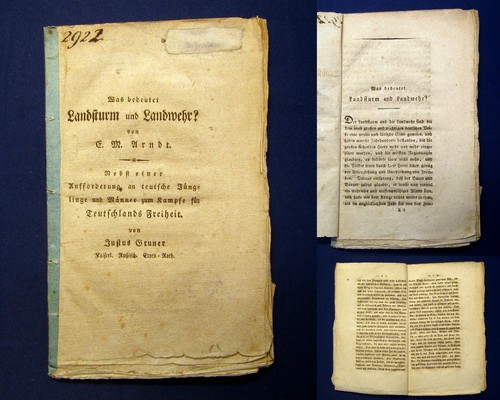 Arndt was bedeutet - arndt, landsturm