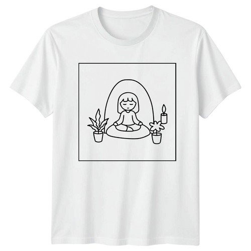 Meditation zen damen shirt - damen, t-shirt