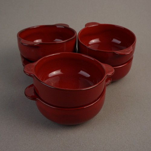 Sechs rote keramik - sechs,