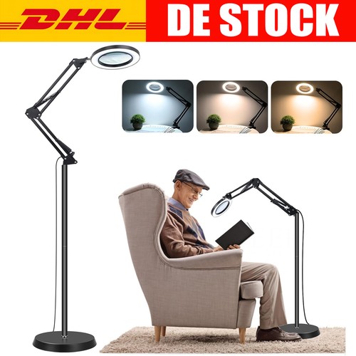 Lupe mit licht und ständer - licht,