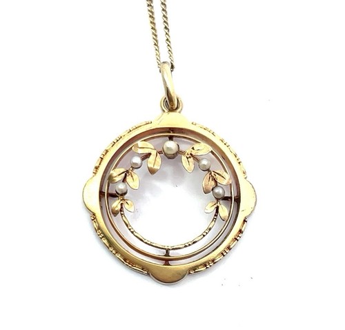 Antiker anhänger mit kette - anhänger,
