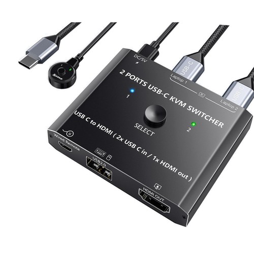 Usb kvm switch pc 1 - 2,