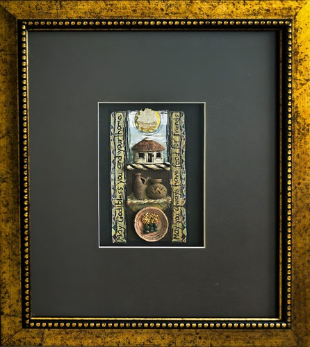 Afrikanische kunstkarte hinter - kunstkarte,