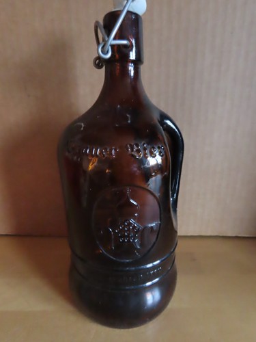 Leere flasche braun - flasche,