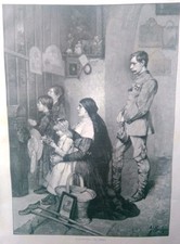 Holzschnitt,Ein Gelöbnis von