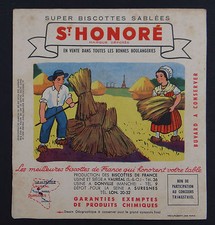 Buvard BISCOTTES SAINT HONORE