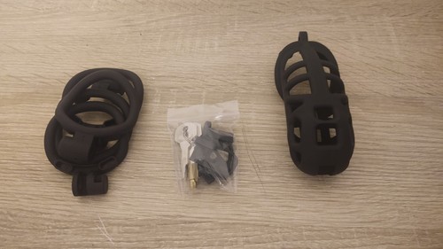 Herren plastik käfig - käfig,pu, leder