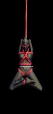 Bondage Figur BDSM Dom Sub Erotik Girl Shibari Auto Autorückspiegel Handgemacht 