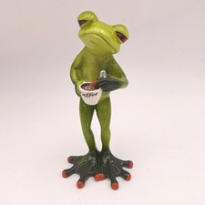 Frosch Mann mit Kaffee - Deko
