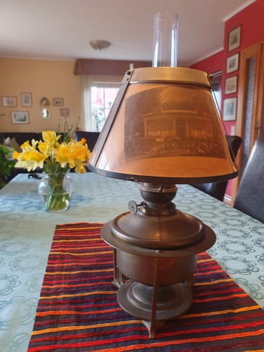Seltene antike petroliumlampe - seltene,