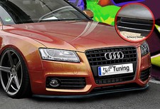 Spoilerschwert Frontspoiler Lippe aus ABS für Audi A5 B8 ABE schwarz glänzend