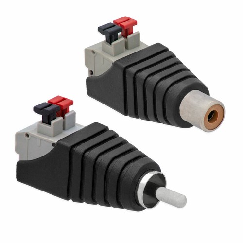 Cinch buchse stecker - buchse,